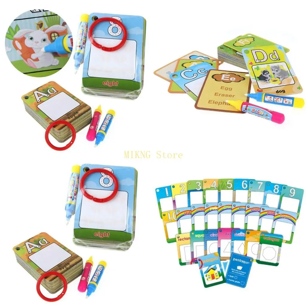 لعبة بطاقات القراءة للرسم برقم الحروف والكلمات للأطفال الصغار، أفضل المبيعات