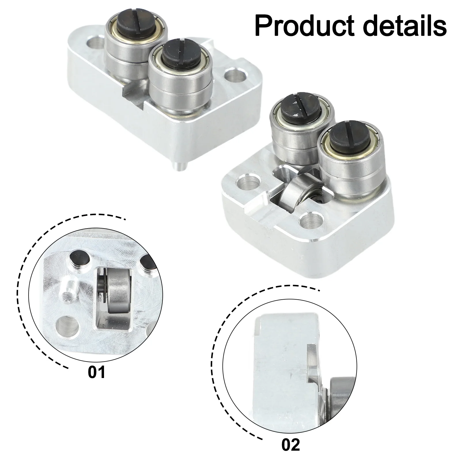 

Front And Rear Guide Roller Kit For Band Saws 42-28-0025 And 42-24-0015. Suitable For Fuel-powered Deep-cut Band Saws