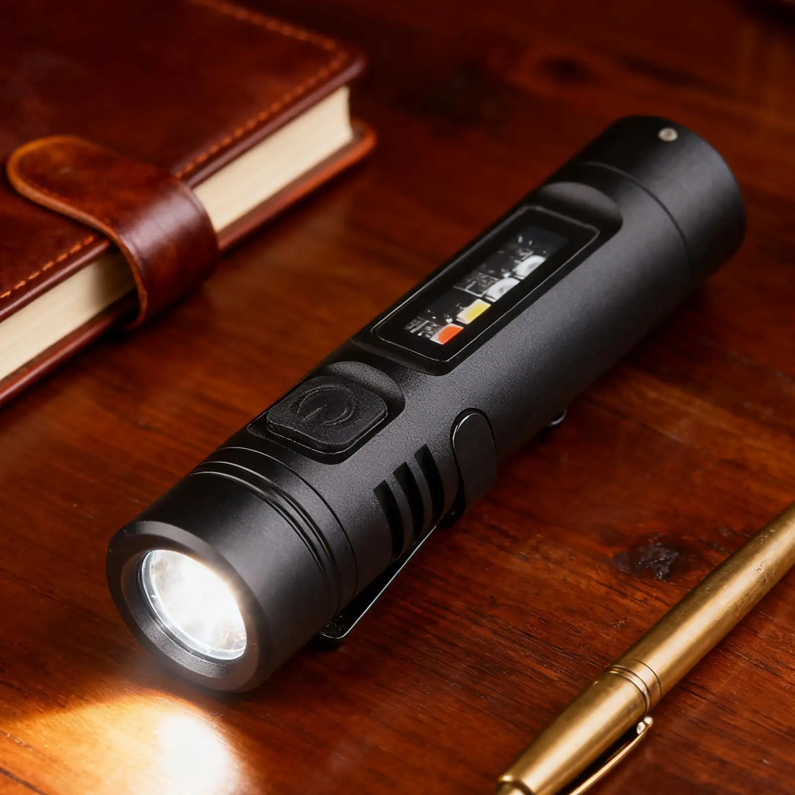 Mini Flashlights Tiny Multi-Functional 3 Modes Mini Flash Light For Camping For Night Walking Fishing Hiking Traveling Reading