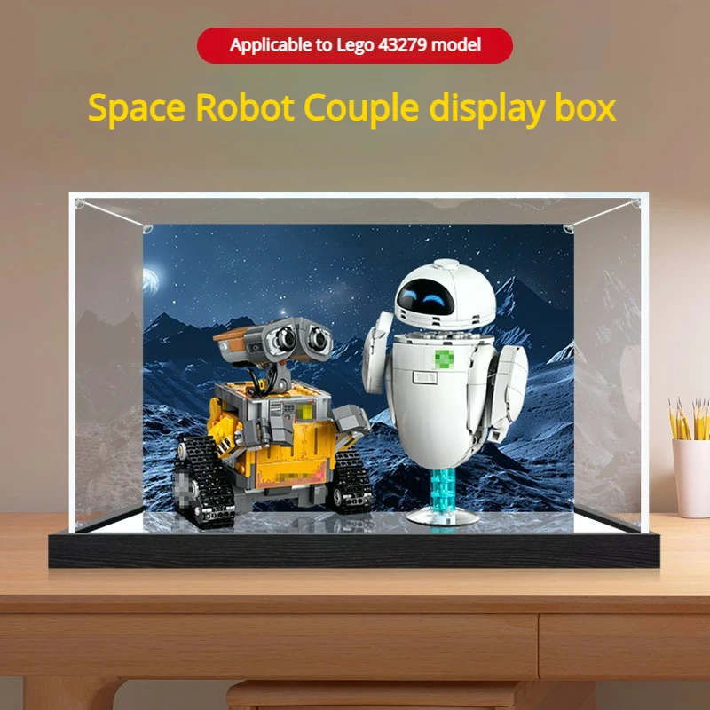 

Пылезащитная коробка для дисплея 3 мм для lego 43279, космический робот, витрина для пары, органайзер для хранения (набор Lego в комплект не входит)