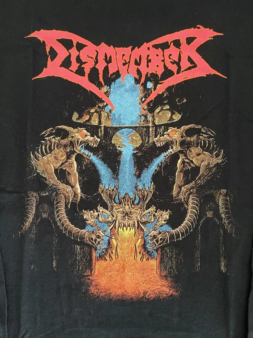 Dismember Band Black T-Shirt Cotton Full Size Unisex S-5XL