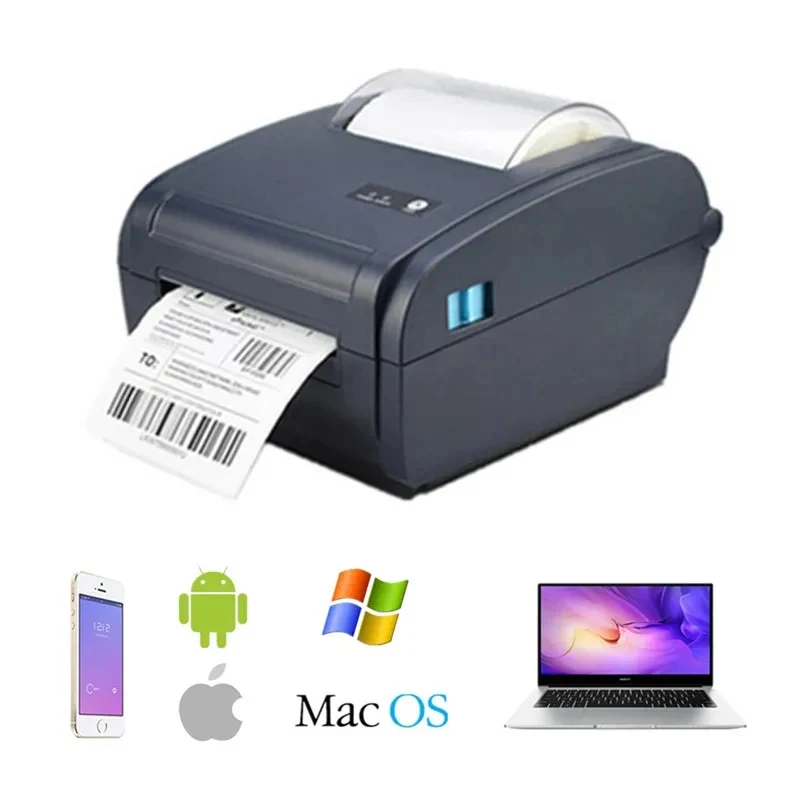 ZJ9210 Thermal 40-110mm Labels Printer Shipping  4x6 Barcode  Label Stickers USB Bluetooth Width Waybill Printer