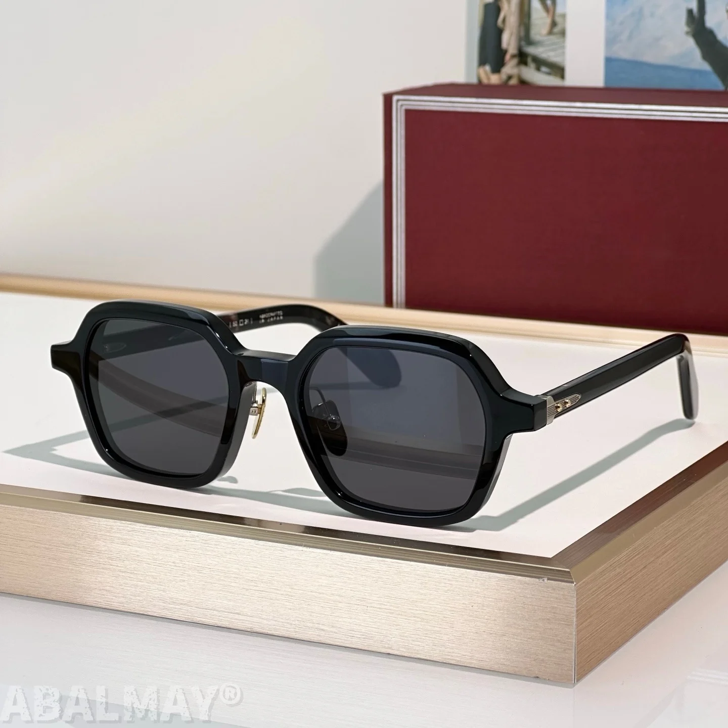 HOLDEN 50-21 Top Quality Mens Sunglasses for Women Classic Punk Luxury Acetate Titanium UV400 Designer Sunglasses with box