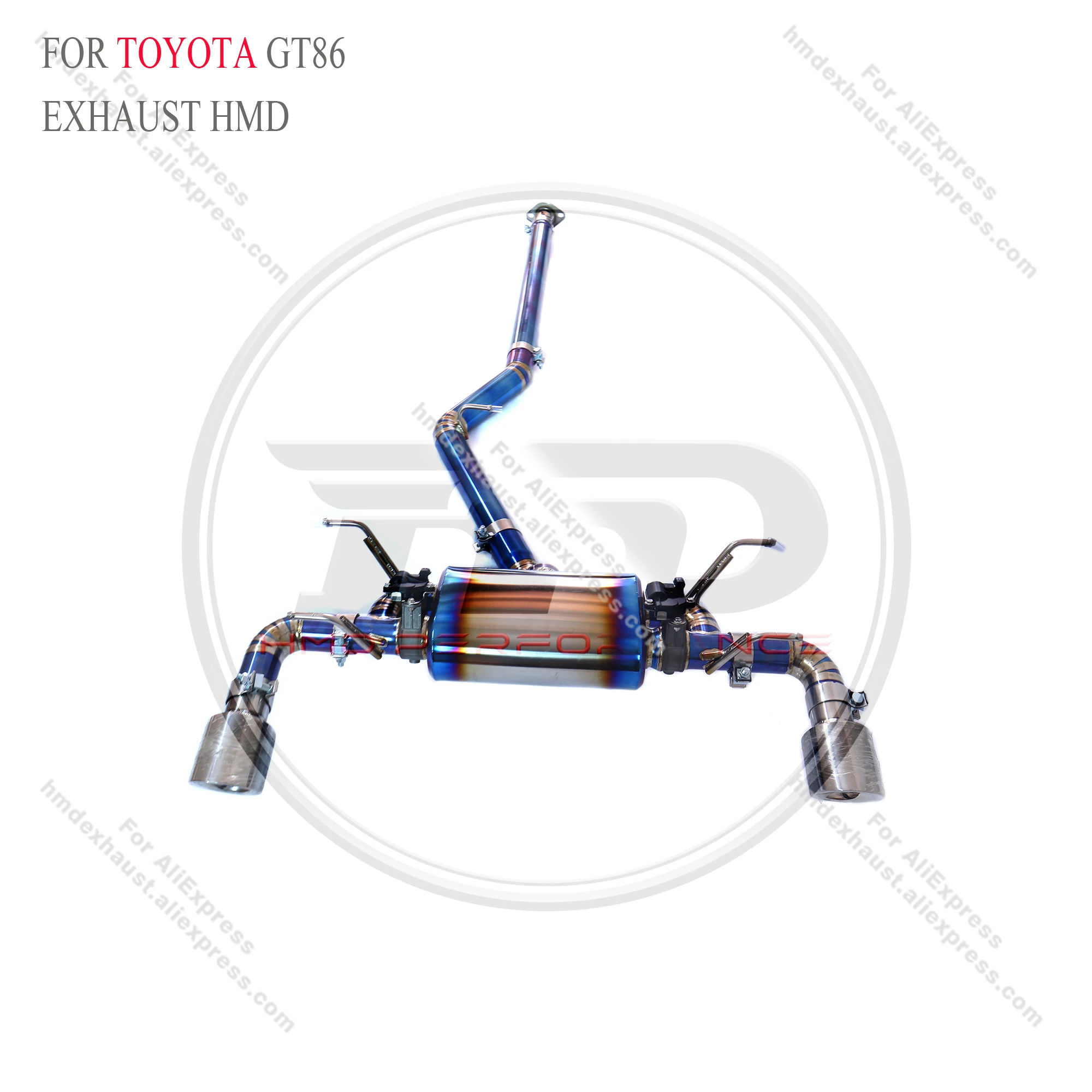 

Titanium Catback for Toyota GT86 with valve HMD Exhaust System Performance Quality certification