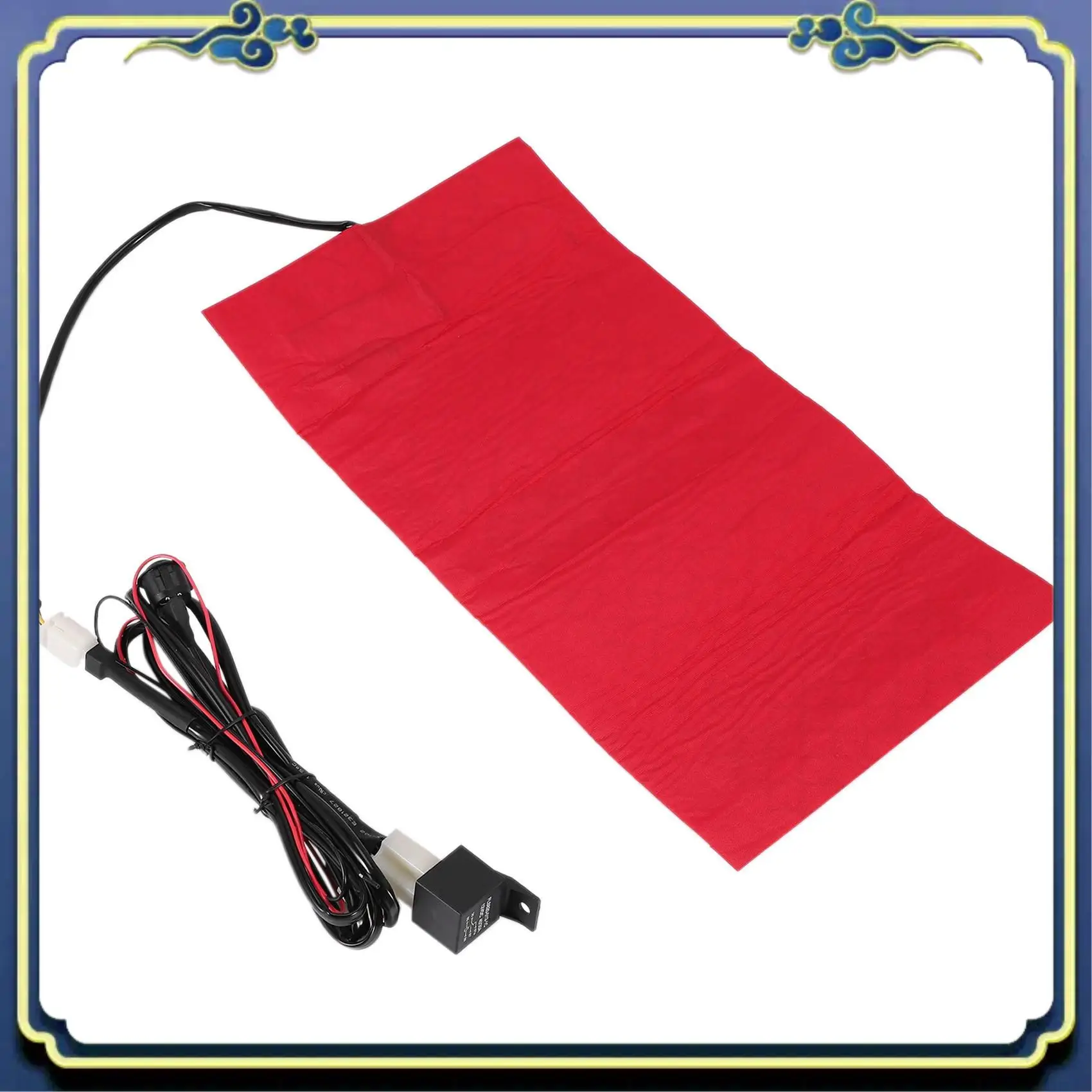 AU16-25W 12V Universal Motorcycle ATV Seat Heated Cushion Waterproof Pad Heating Pad Mat Winter Warmer