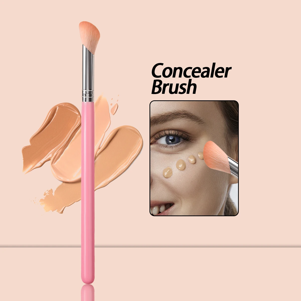 1PC Face Concealer Brush pennelli per trucco morbidi pennello per contorni strumento per cosmetici pennello per fondotinta pennello per macchie di Acne pennello per occhiaie