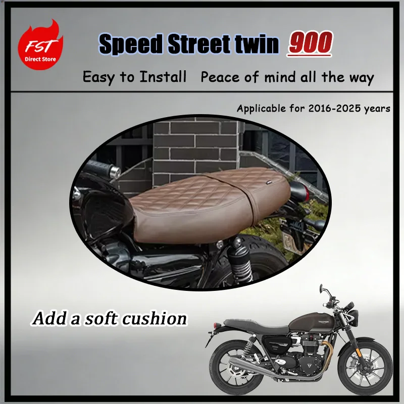 

Для Speed Twin 900 Street Twin 16-25: Полная защита, легкая конструкция для комфорта в области бедер и ягодиц, снижает онемение.