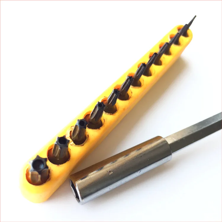 Schraubendreher und Mutternschrauber 12-in-1 Multi Trox Tool, industrielle Festigkeitsbits, Kissengriff-Griff Artsgoods Tools