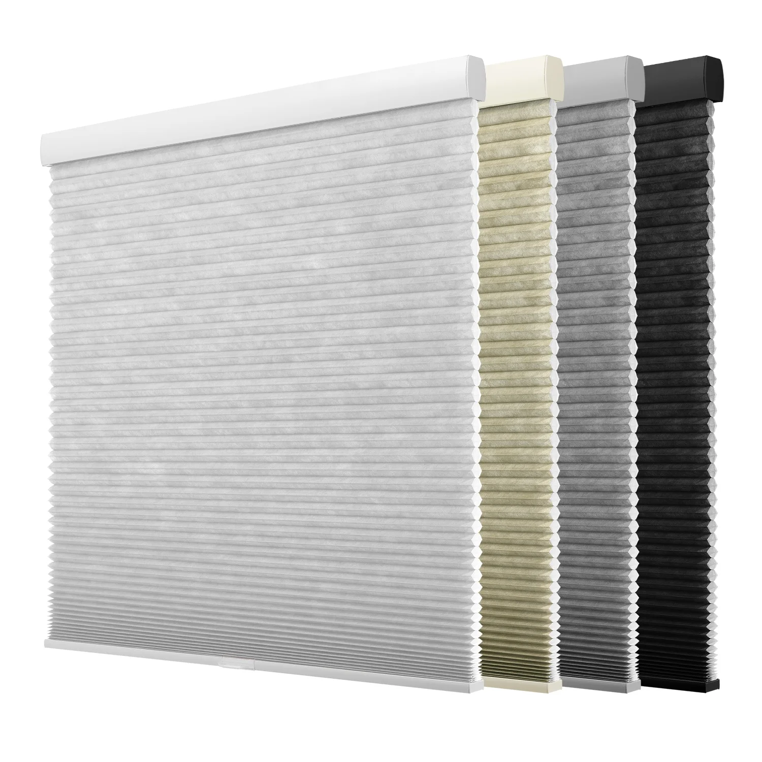 Customized Light Filtering Cordless Energy Efficient Insulation Sound Absorption Cellular Shades Blackout