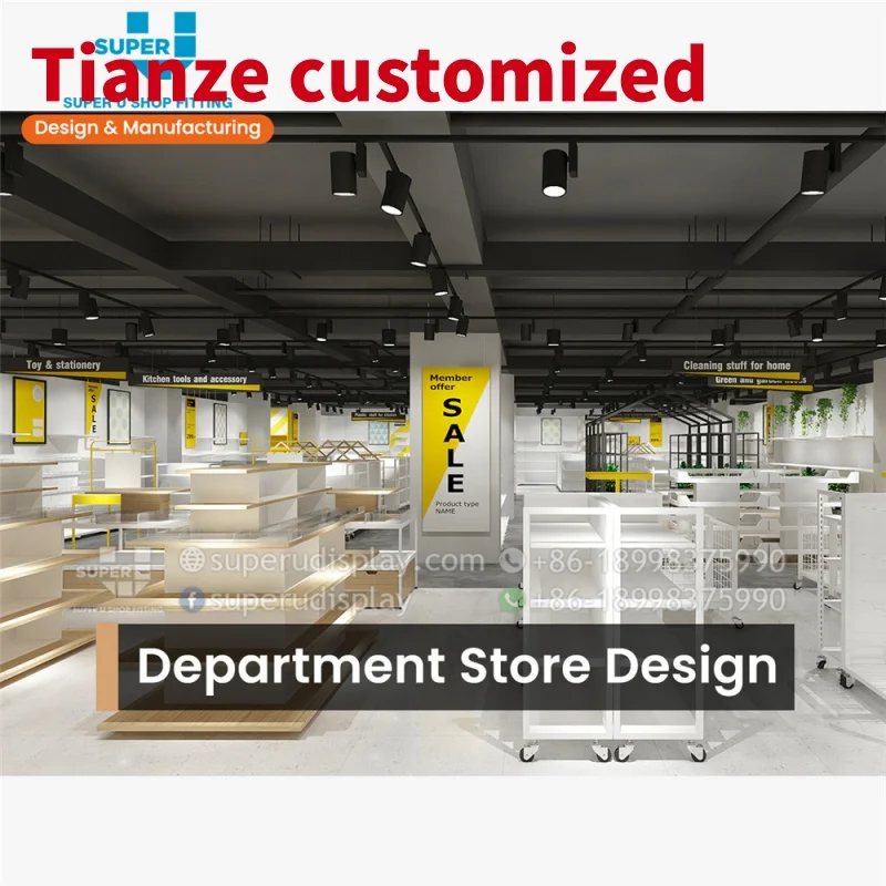 (customized)Custom Interior Store Design Concept Branding Shop Layout Design Company Space Floor Plan 3D Rendering Shop Interior