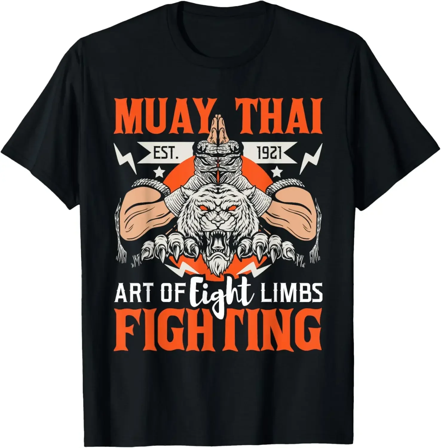 

Muay Thai Fighting - MMA Thai Boxing Martial Arts T-Shirt 100% Cotton O-Neck Short Sleeve Summer Casual Mens T-shirt Size S-3XL