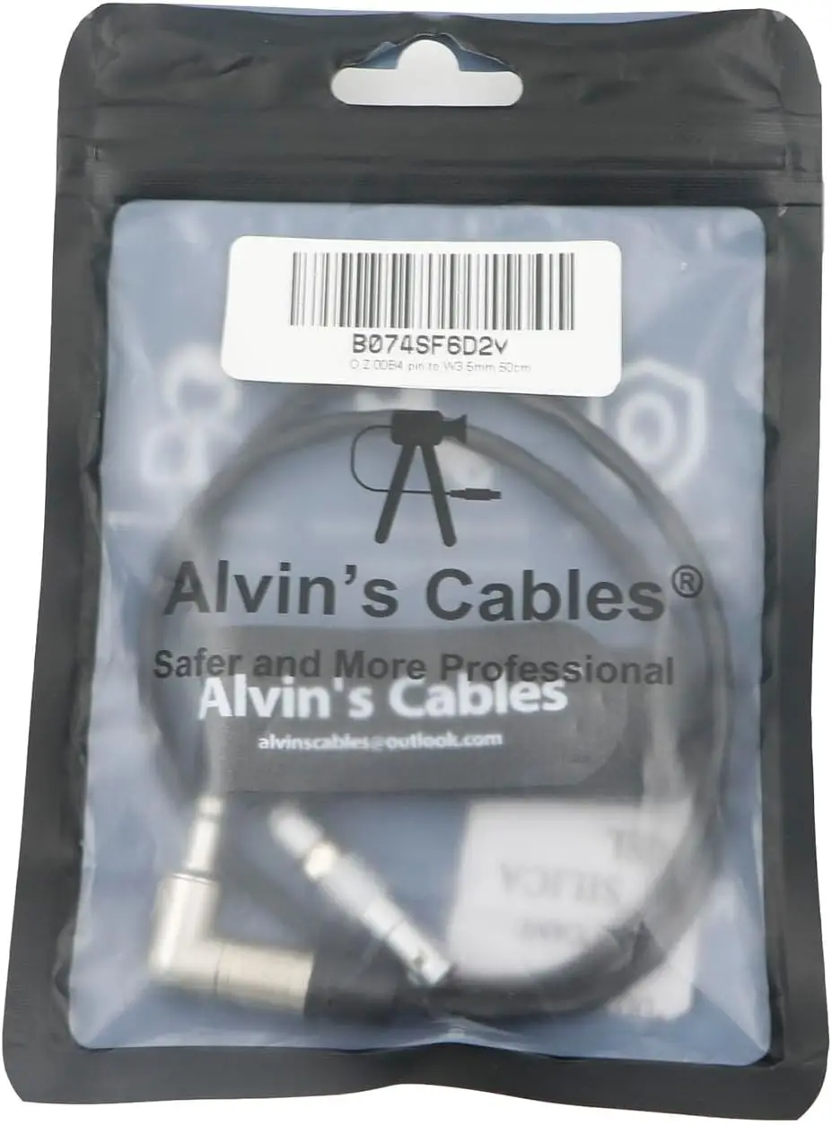 Alvin's Cables Easync Sync Time Code-Kabel für RED Epic 4-poliger Stecker auf 3,5 mm TRS