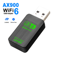 AX900 900M USB WiFi 6 Adapter 600Mbps Wifi Dongle Dual Band 2.4G&5GHz USB WiFi Network Wireless Receiver DRIVER FREE