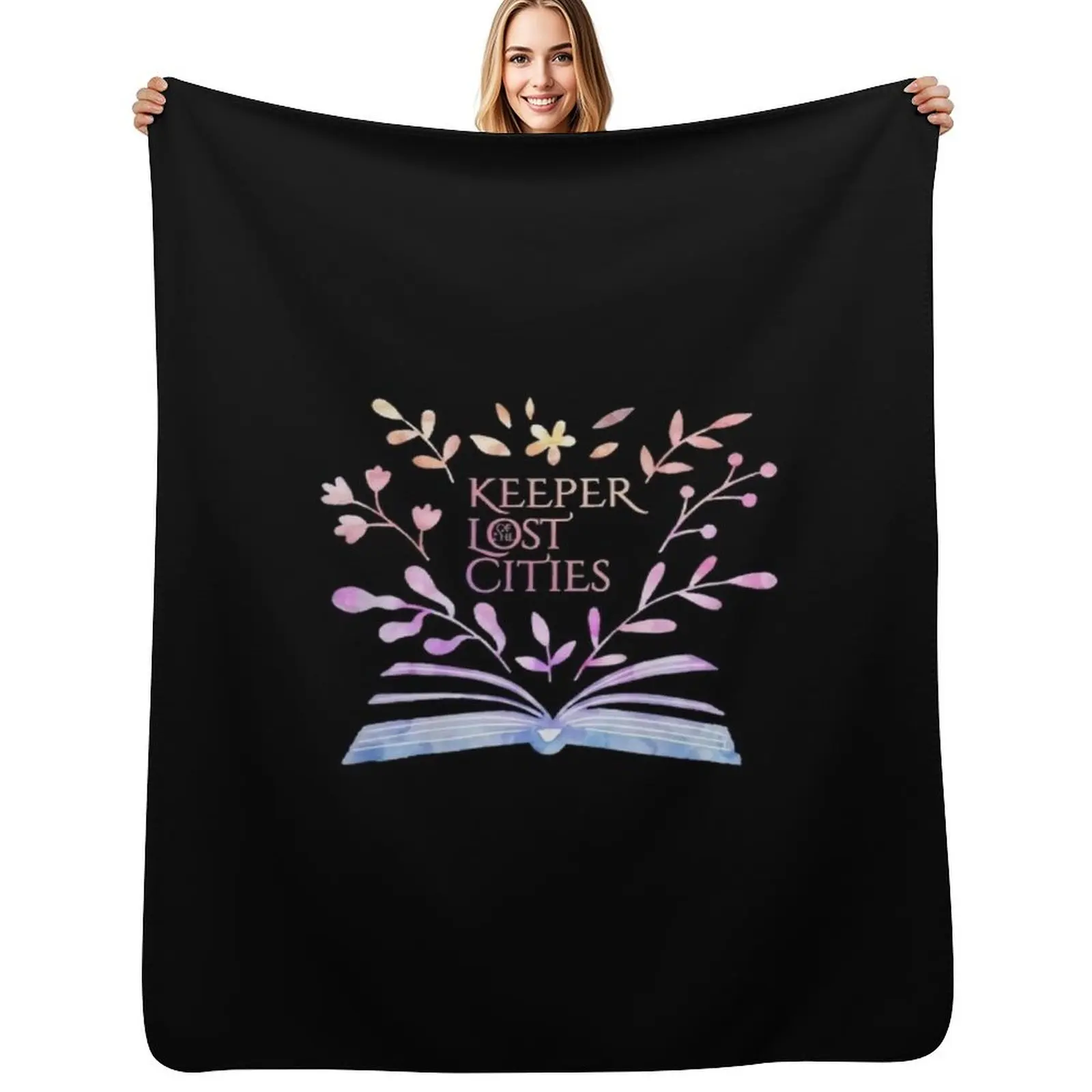 

keeper of the lost cities flower Throw Blanket Versatile Cozy Throw Blanket for All Occasions