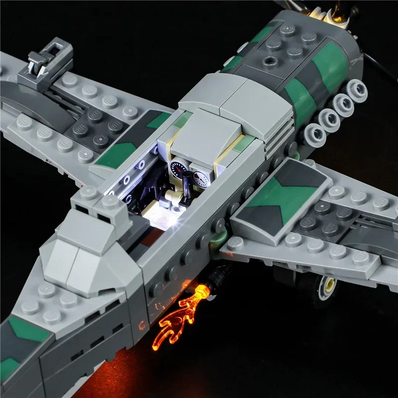 Raidersed of the Lost Arks Movie Lighting Set For 77012 Fighter Plane Chase Not Include Building Block(Only Led Light Kit)