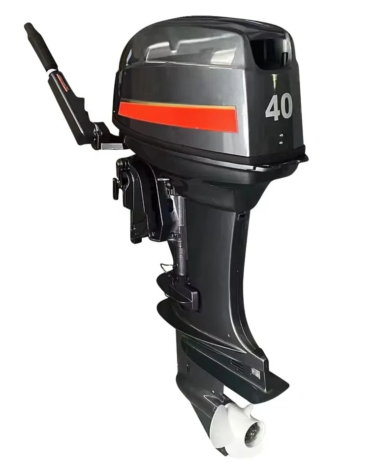 For Yamaha 40HP 2 Stroke Manual Start Gas-oline Marine Outboard Motor Engine Assembly Same Style for Fishing Boat