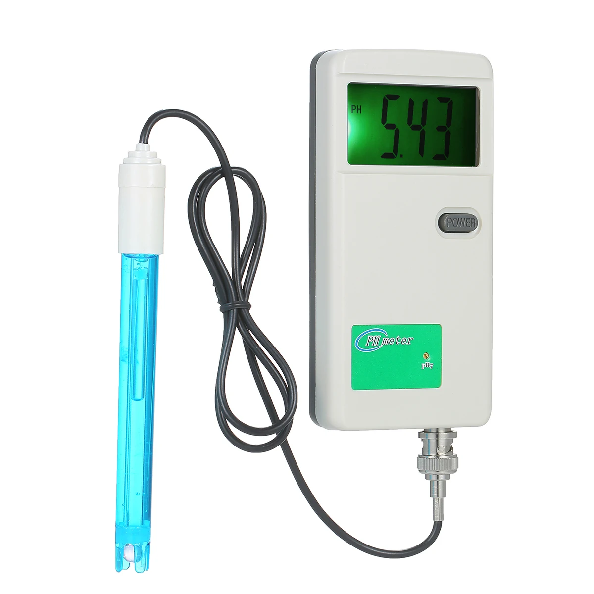 Digital PH Meter High Precision pH Tester Backlight Display Water Quality Tester for Laboratory Drinking Water Hydroponics Tank