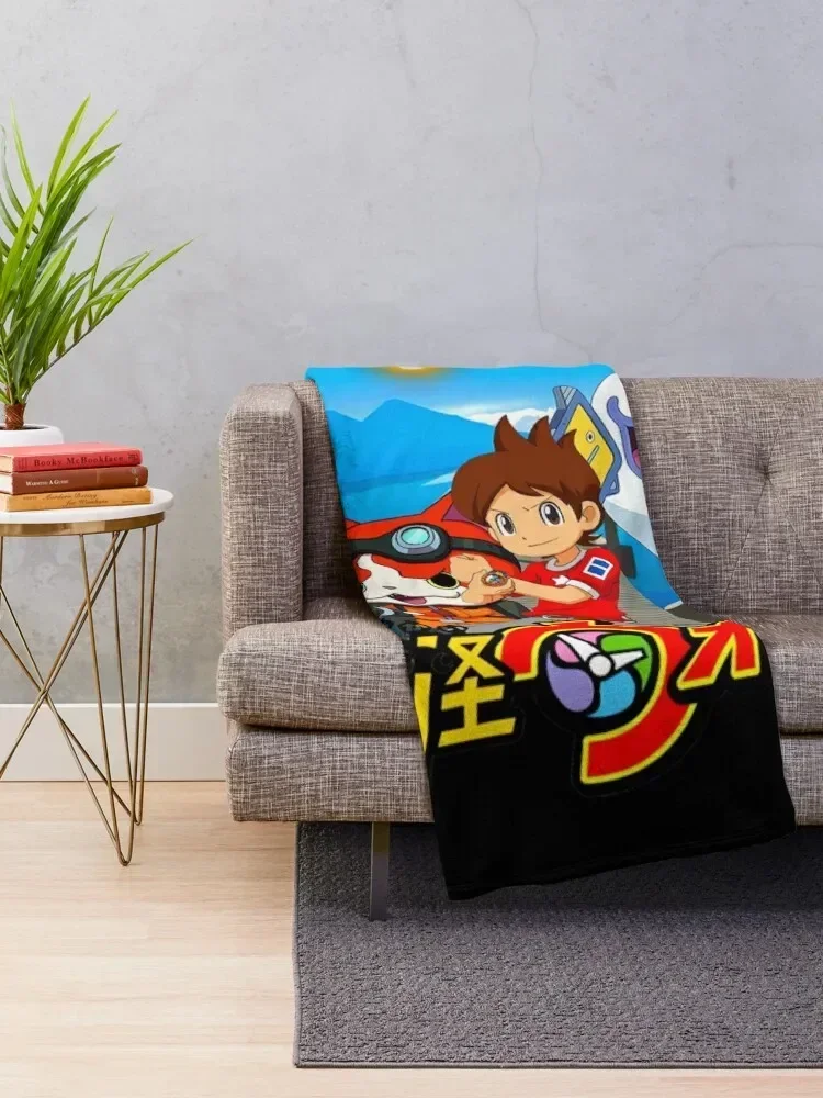 yokai-watch Throw Blanket Personalized Gift Large Flannel Blankets