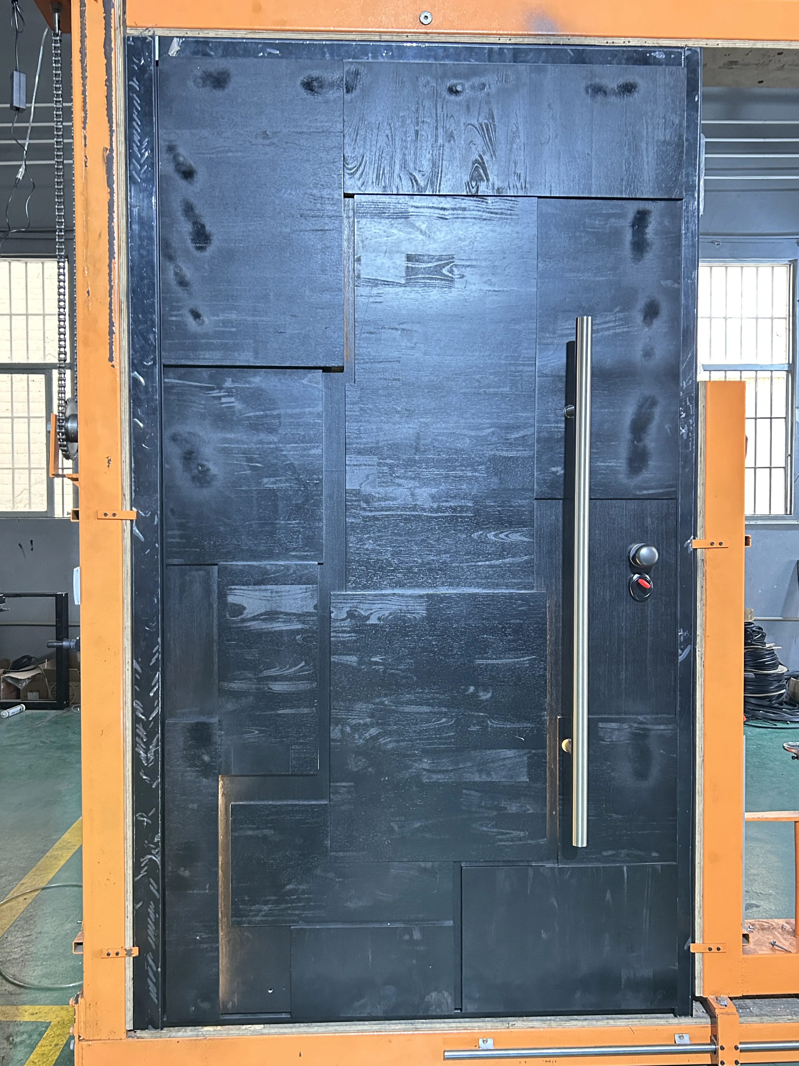 Modern Pivot Door Secure Entrance Doors Exterior Aluminum Door for Home Front Door Custom Security Door Emergency Gate