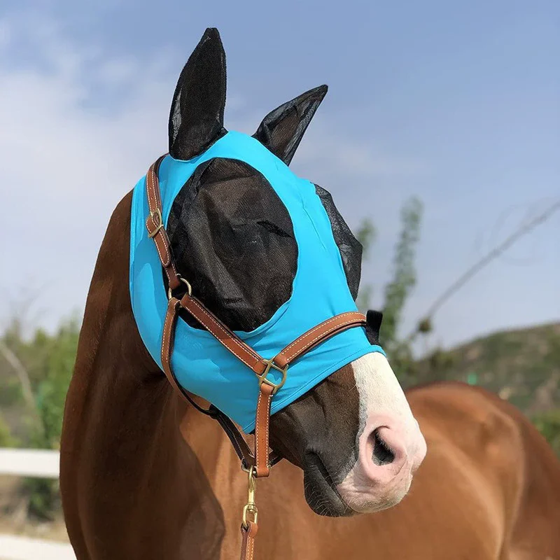 

Anti-mosquito Horse face mask Breathable horse headgear