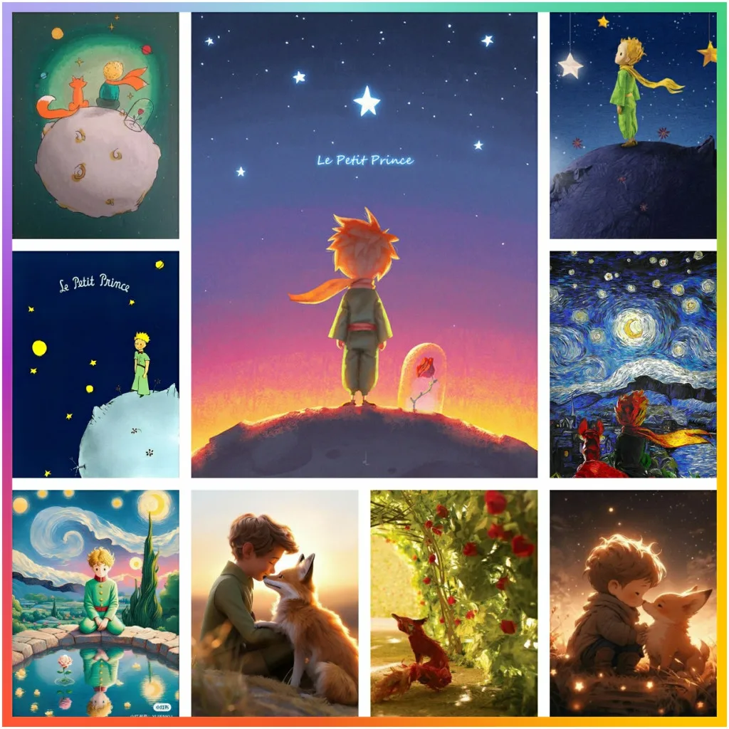 The Little Prince Artificial Diamond Painting Cross Stitch Element Mosaic Embroidery Garden Decoration 5D DIY Art Kids Gift Sale