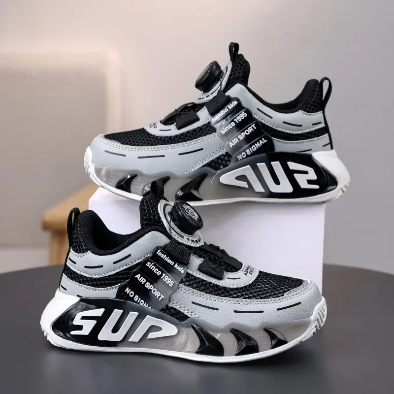 

Summer Kids Breathable Mesh Sneakers Fashion Stylish Outdoor Casual Sports Walking Shoes