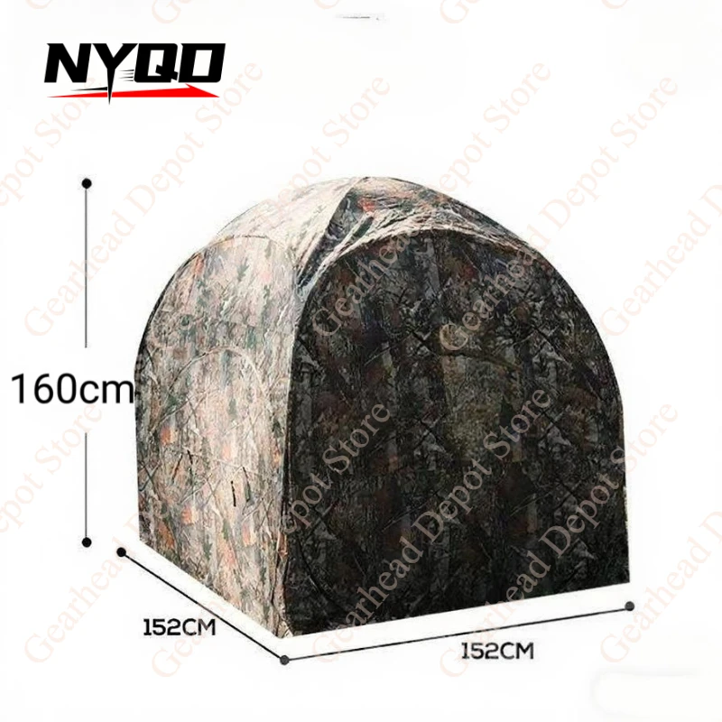 

Outdoor 2-3 Person Automatic Family Watching Bird Tent Camouflage Beach Hiking Taking Photo Camping Car Awning 270°