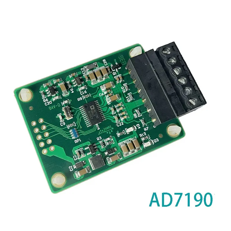 AD7190 24-Bit ADC Module for Strain Gauge / Load Cell / Pressure Sensor High-Precision Data Acquisition Board