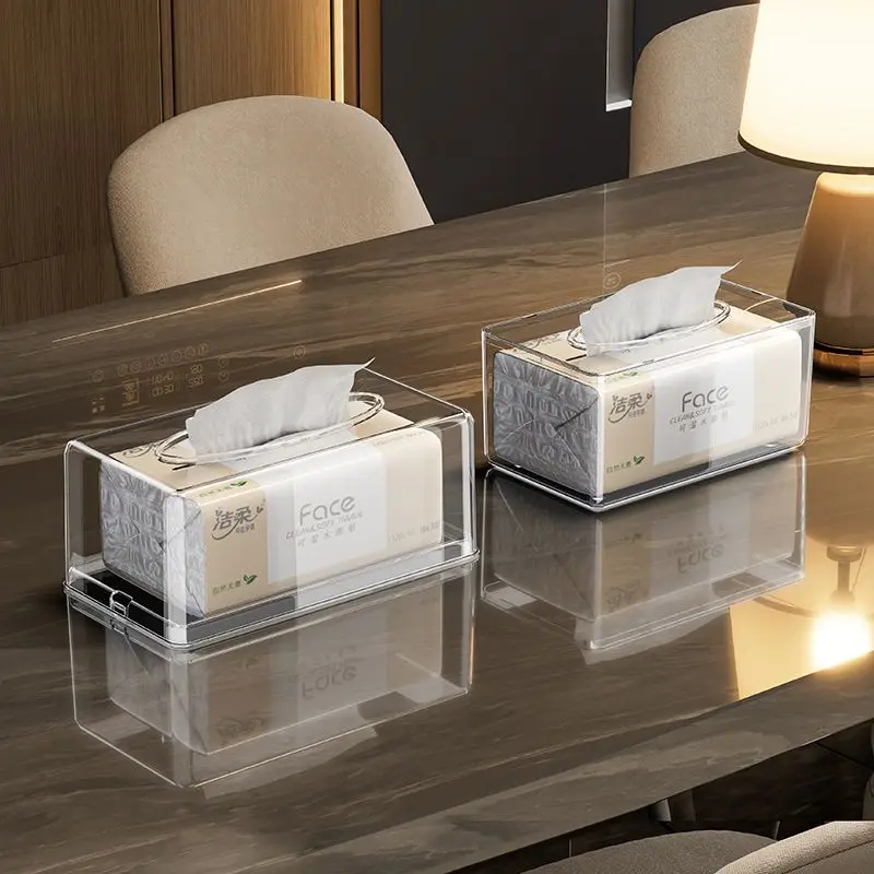 Paper Tissue Box, Home Creative Living Room, High-end Light Luxury Tabletop Napkin, Paper Drawing Box, Toilet Roll Paper Box