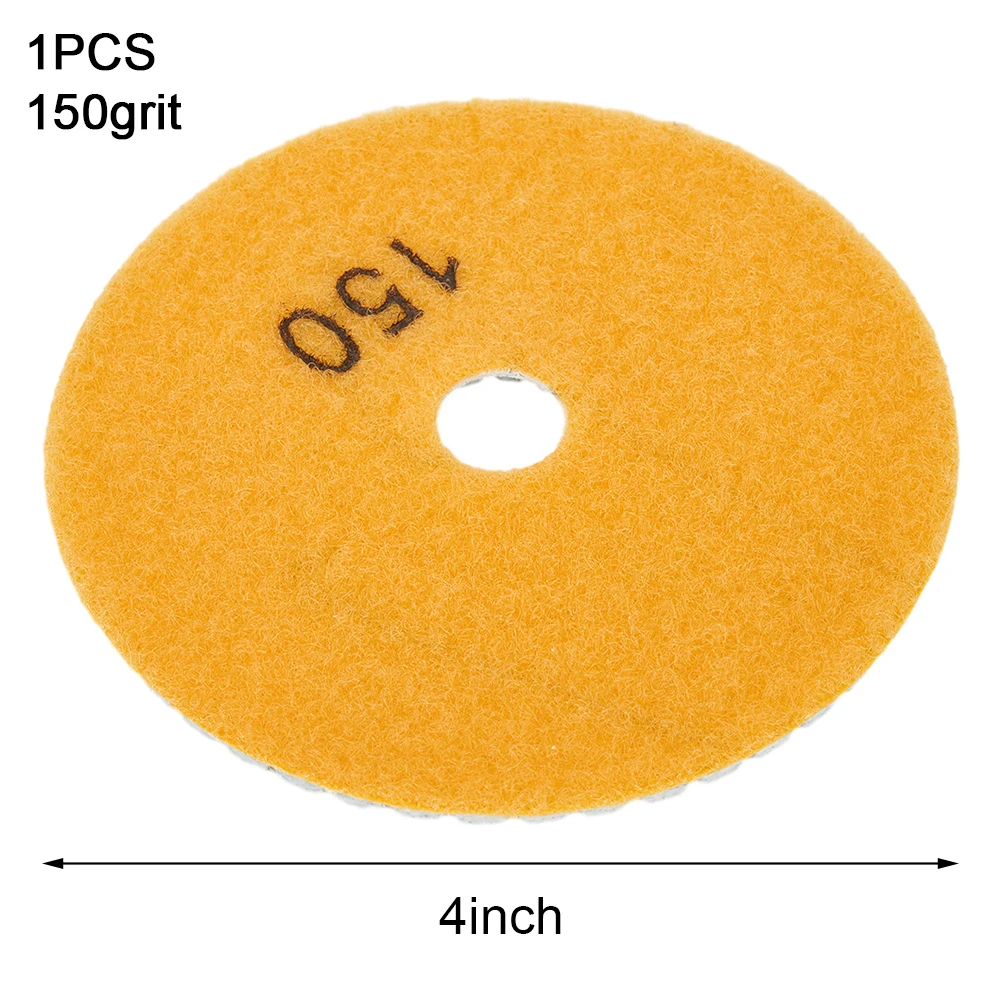 4inch Diamond Polishing Pads Wet Dry Granite Concrete Marble Glass Stone Sanding Granite Concrete Abrasive Grinding