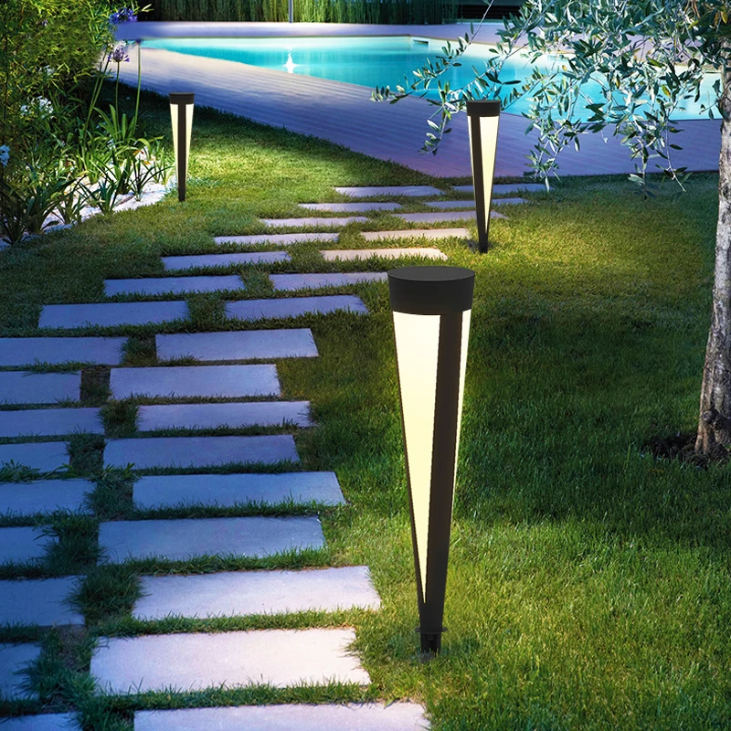 Floor plug-in lawn lamp Solar garden floor  Outdoor waterproof garden landscape Yard  Lighting street