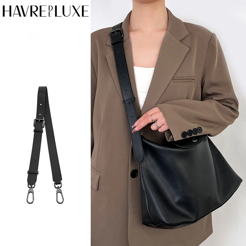 HAVREDELUXE Bag Strap for Longchamp Hobo Armpit Bag Modification Bag Extension Strap Messenger Backpack With Accessories