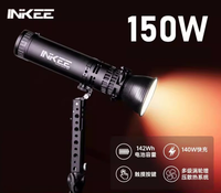 INKEE GC150/60/30W Portable LED Video Light, Bi-Color 2600K-6500K for Live Streaming & Photography