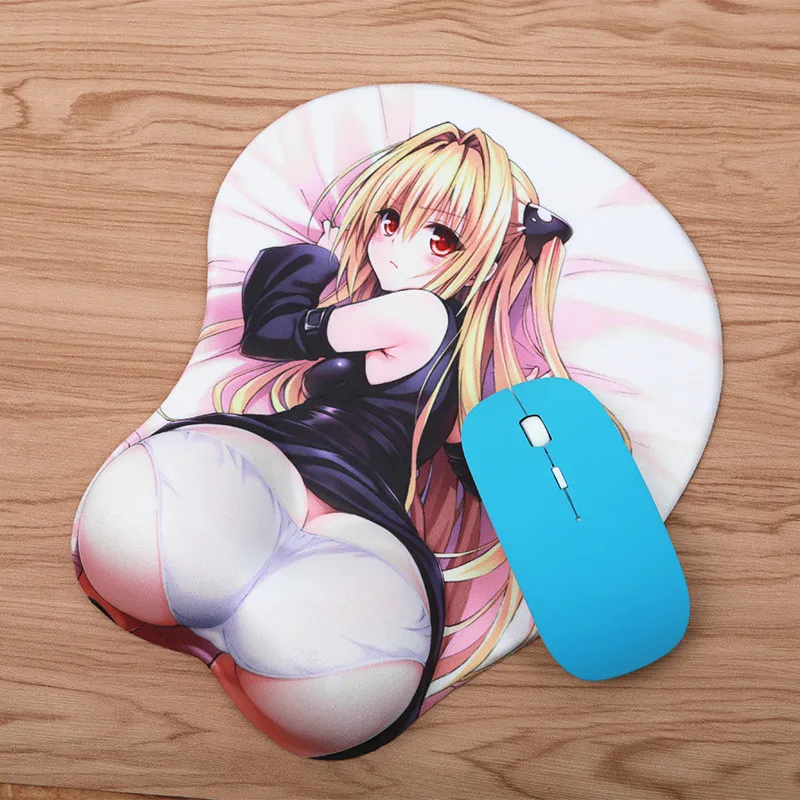 3D Wrist Rest Mouse Pad Gamer Anime Gaming Mousepad Cartoon Mouse Mats Cute Table Laptop Computer Office Desk Mat Otaku Playmat