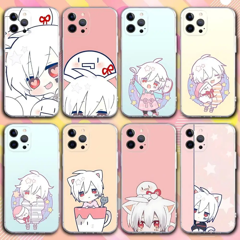 

Cute M-MafumafuS Cartoon Phone Case For iPhone 17,16,15,14,13,12,11 Pro,Max,Plus,X,XS,XR,SE4,E Mini Transparent Soft Cover