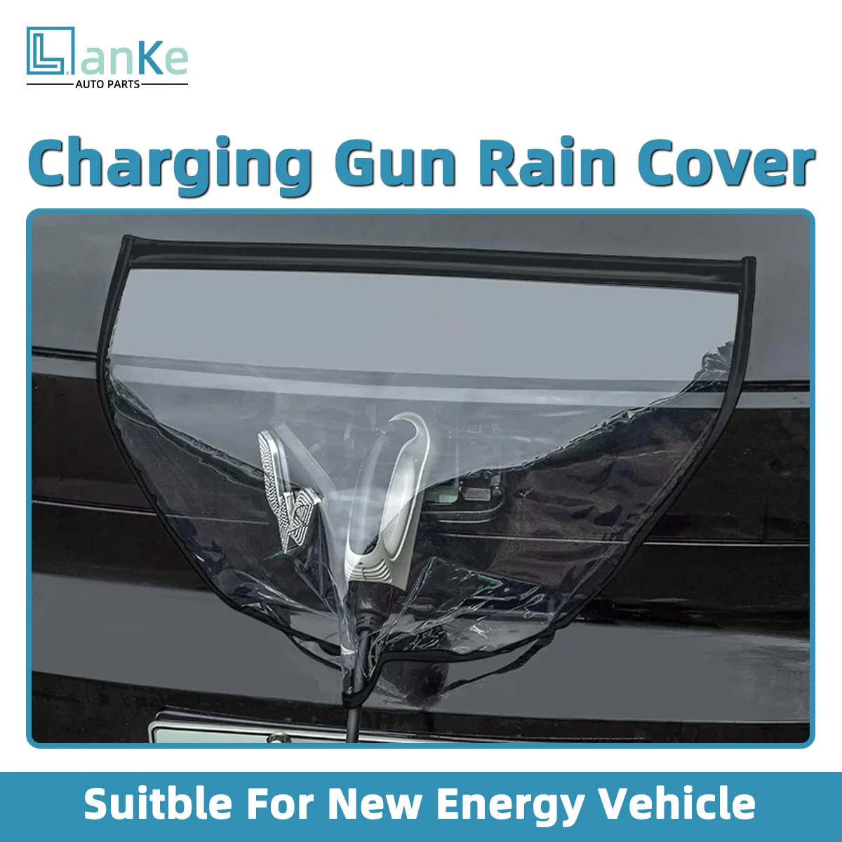 Lanke Magnetic Car Charging Port Rain Cover,Fit For Tesla Effective rainproof dustproof,Vehicle Rain Snow Shield Car Accessories