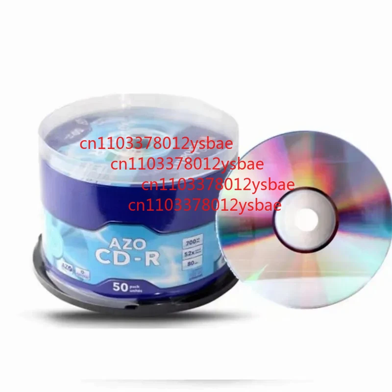 FOR Verbatim AZO CD Disc Blank Blue CD Disk Azo CDR Discs 80min 700MB 52X 50Pcs/Lot