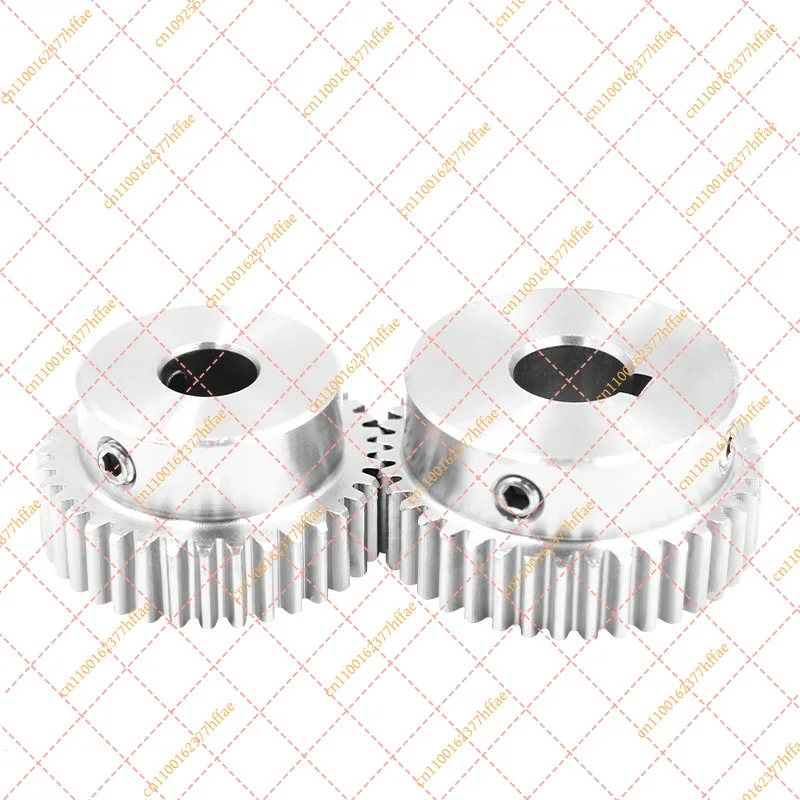 1M 34T Stainless Steel Spur Gear Pinion with Keyway 10mm 12mm Bore