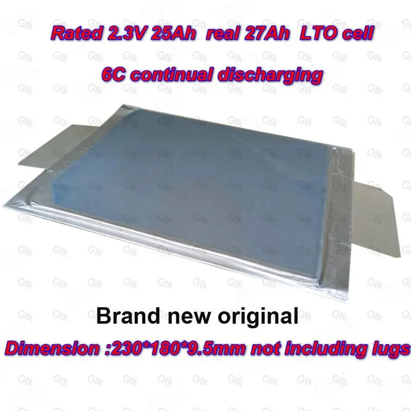 Gtk 2.3V 8Ah 10Ah 20Ah 25Ah 40Ah 70Ah ليثيوم تيتانات lto خلية دورة عميقة ل 12V 24V 36V 48V 60V 72V 100Ah 200Ah بطارية