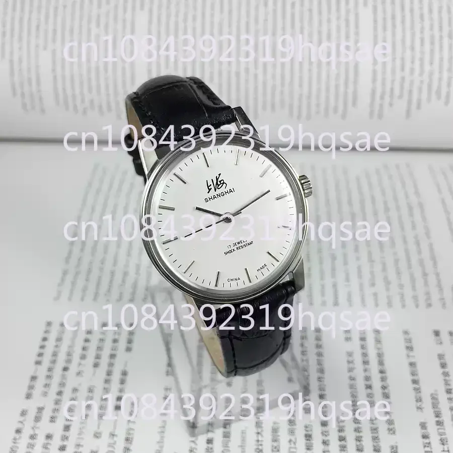 

Оригинальные мужские механические часы Shanghai 8120 All Steel Rome с белым циферблатом, диаметр 36 мм