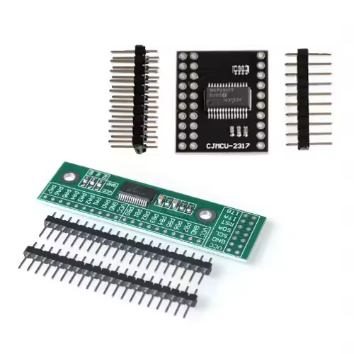 MCP23017 סידורי ממשק מודול IIC I2C SPI MCP23S17 דו כיוונית 16 סיביות אני/O Expander סיכות 10Mhz סידורי ממשק מודול