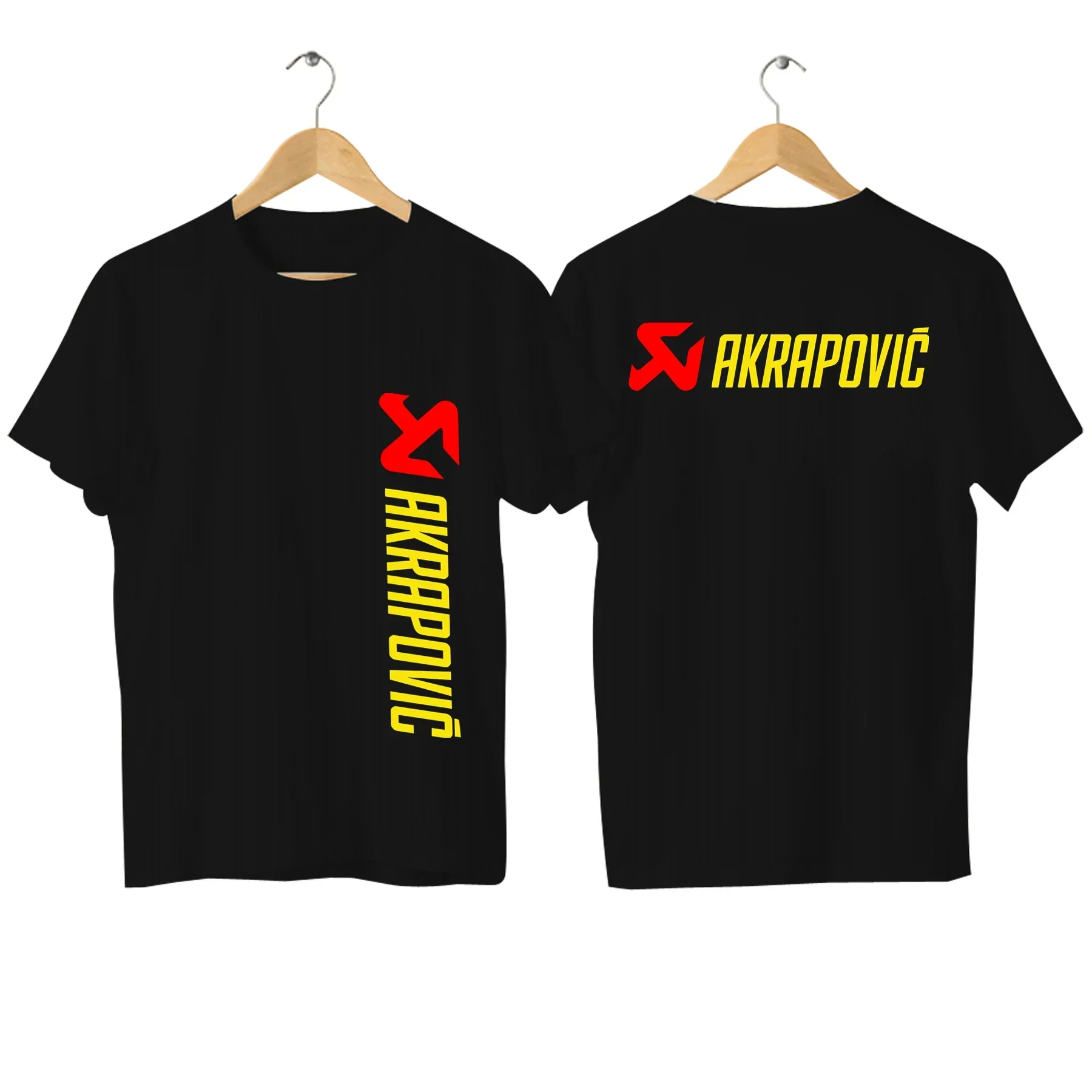 2024 Men T Shirt Casual Akrapovic Exhaust System T-shirt Graphic Oversized Breathable Comfortable Streetwear S-3XL Cool Tee