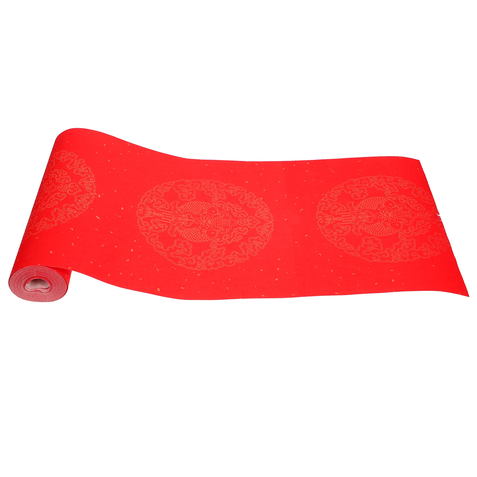 Red Xuan Paper Blank Couplet Spring Festival Writing Calligraphy Long Scroll Lightweight Compact Size Perfect for Wedding