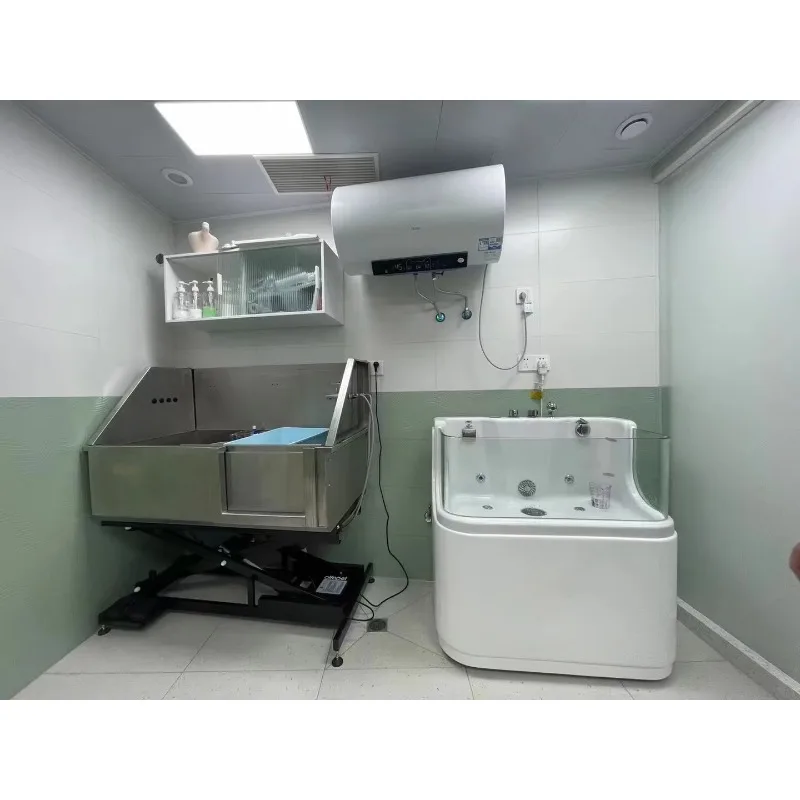 2026 EUR PET Dog Grooming Tub Pet Spa Bath Tub Dog Washing Machine Acrylic Bathtub Ozone And Milk Bath Pet Supplies