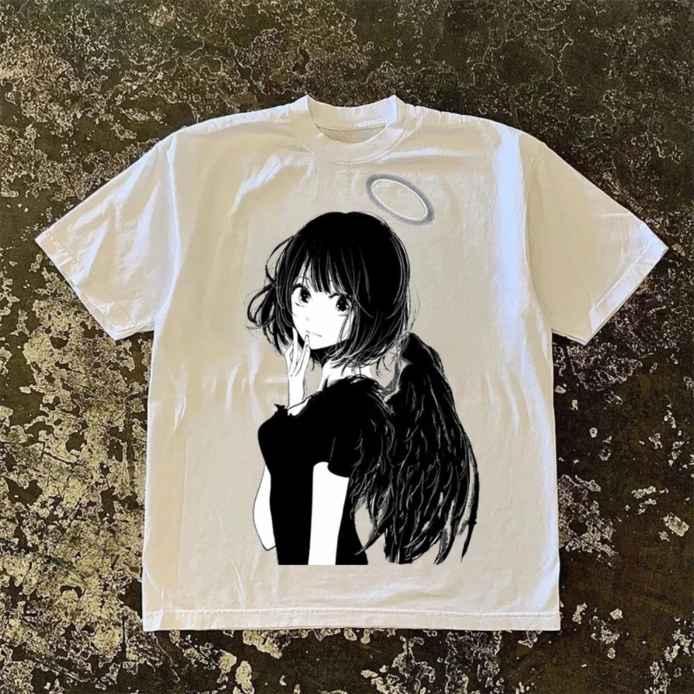 2025 neue Europäische und Amerikanische Trendy Sommer Hot Girl Kurze Tank Top frauen Manga Gedruckt Trendy Marke Sexy Mode Abnehmen