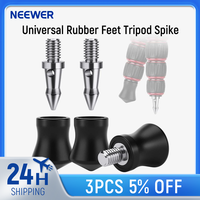 NEEWER 3 PCS Feet Tripod Spike， Non-Slip Tripod Feet for Uneven Ground，3/8”-16 Replacement Spike For Andoer Benro Induro Kingjoy