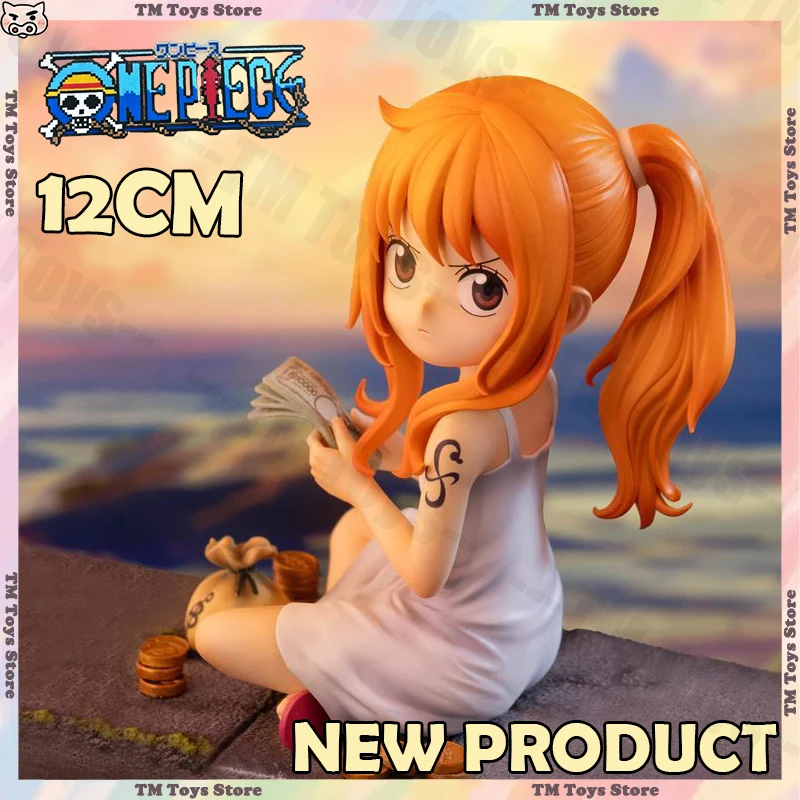 

New Nami ONE PIECE Anime Figures Childhood 12cm Nami Figure Pvc Statue Collection Model Room Ornament Toys Gift IN STOCK