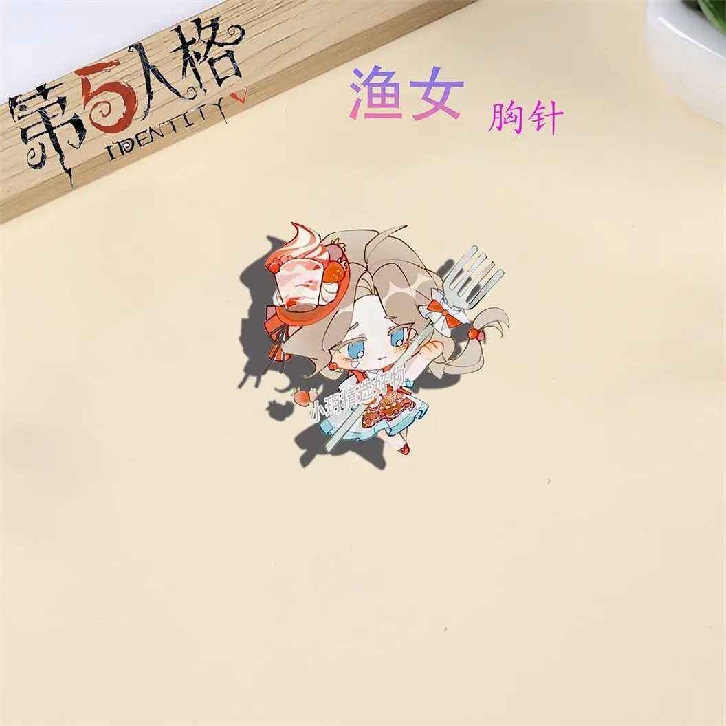 4 個新アイデンティティ V グレースバッジアニメかわいいブローチラペルピン DIY バックパック帽子服アクセサリーグッズギフト