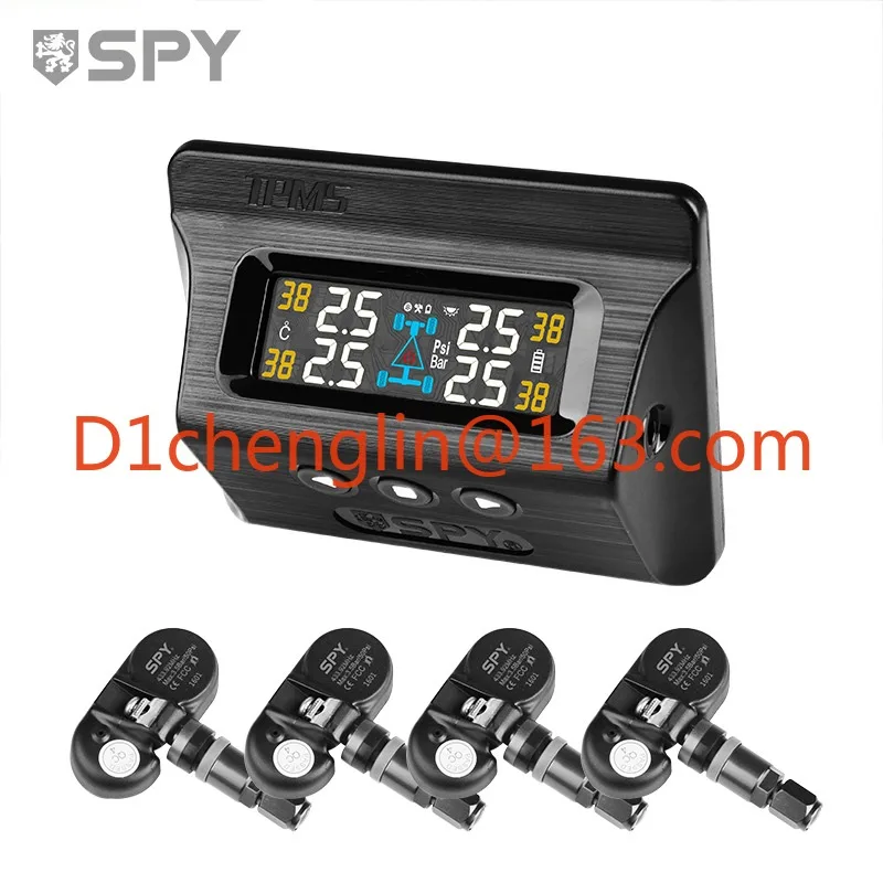 For SPY X3 Solar TPMS Tire Pressure Monitoring System Digital and Internal Sensor Model TPMS