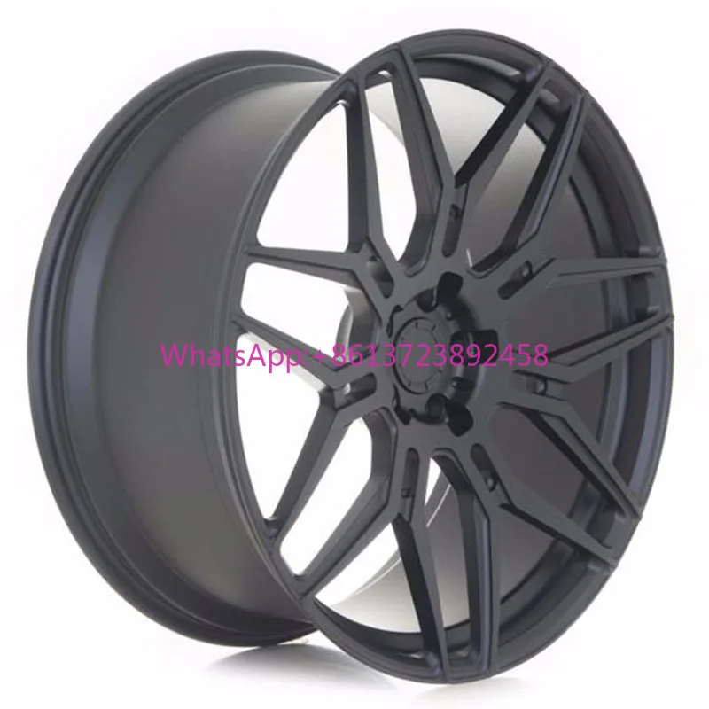 

Matte Black Mesh Design Car Rims 17 18 19 20 21 22 23 24 Inch 5x112 Monoblock Mercedes Forged Wheels for Mercedes Benz E63 AMG